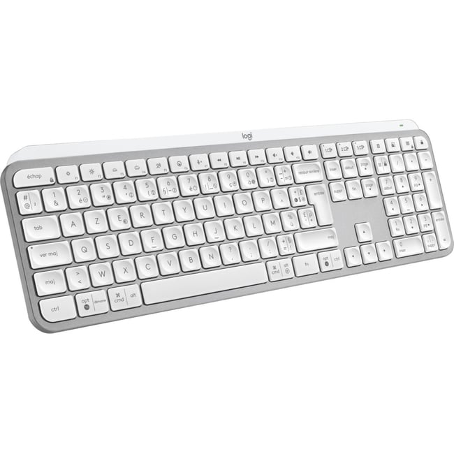 Clavier sans fil MX Keys S Silencieux Pale Grey - LOGITECH