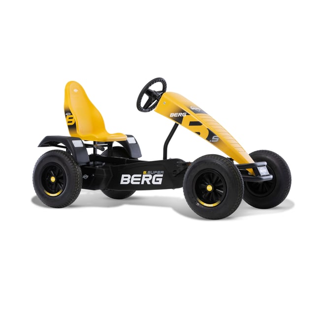 Kart à Pédales pour Enfants, 5+ Ans, XL B.Super BFR Jaune yellow <span itemprop=