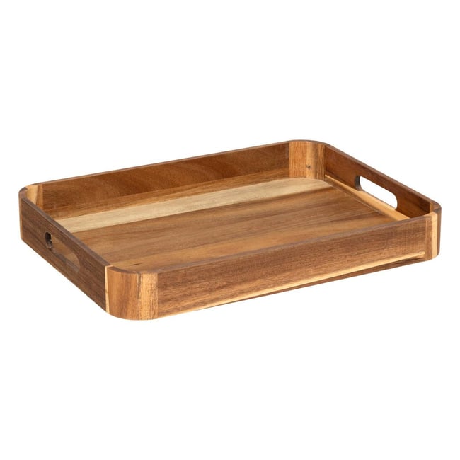 Plateau ACACIA Couleur marron <span itemprop=