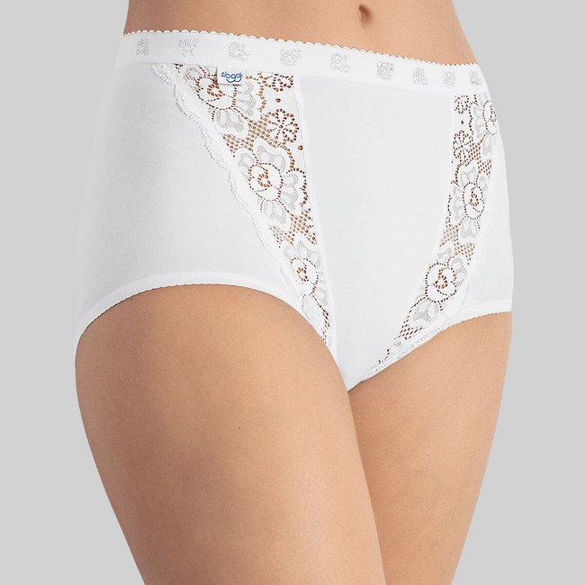 Pack of 4 chic maxi knickers in cotton blend Sloggi La Redoute