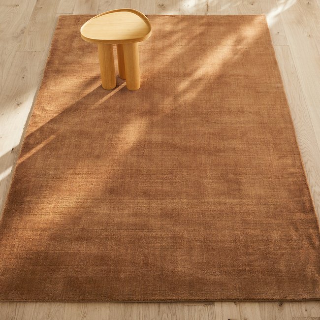 Vloerkleed in wol en kasjmier, handgeknoopt, Rajah - AM.PM