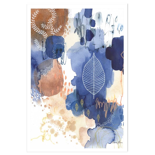 Affiche Bonheur bleu - HEXOA