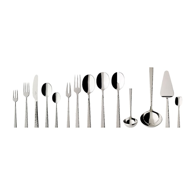 Ménagère 70Pcs. BLACKSMITH Couleur argent/platine <span itemprop=