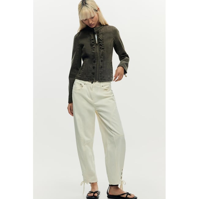 Veste militaire slim vert <span itemprop=