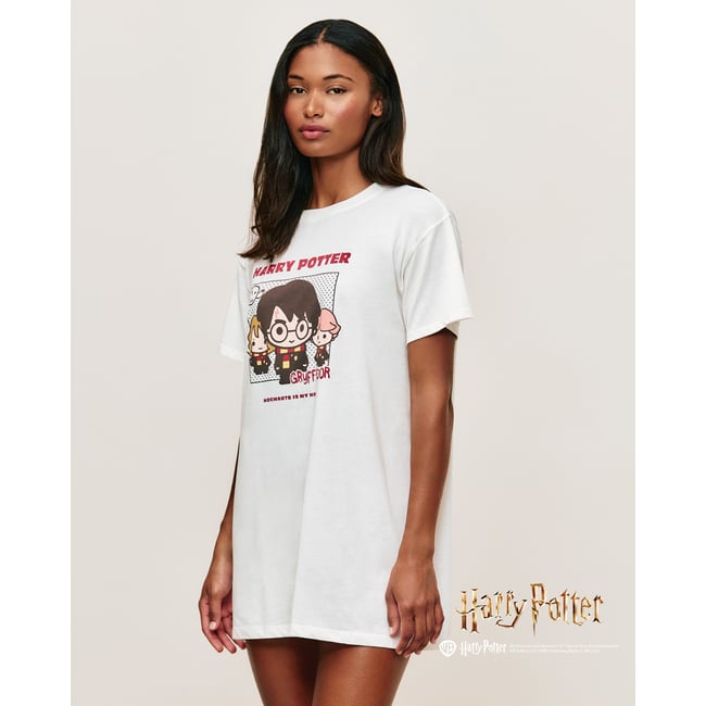 Set tunique et culotte Harry Potter GIFTPOTTIZ ecru <span itemprop=