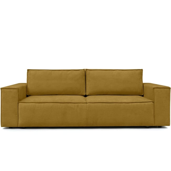 Canapé convertible 3 places en tissu chenille - HARPER - HOMIFAB