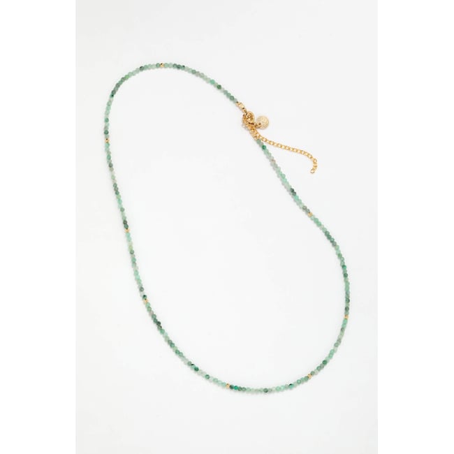 Collier Queen 40cm - Emeraude émeraude <span itemprop=
