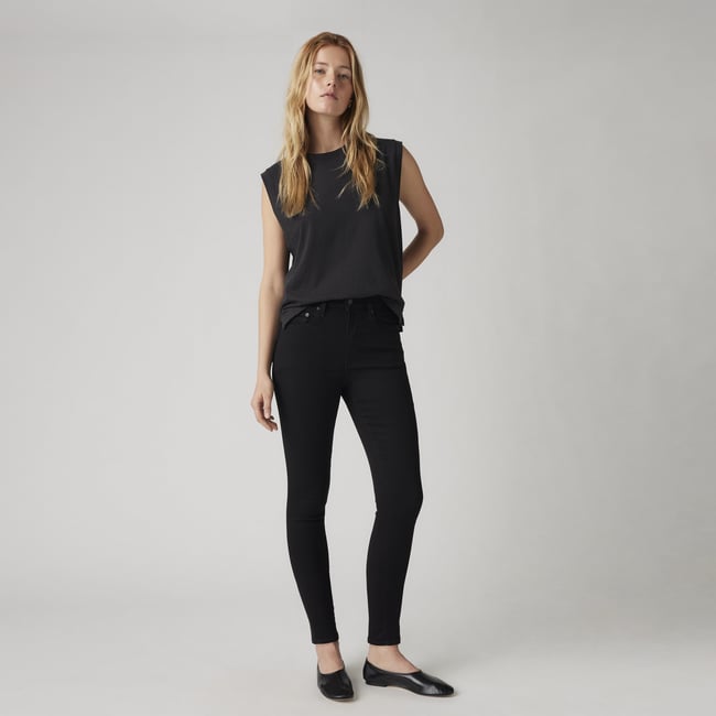 Jean 721™ taille haute Skinny noir - midnight gaze <span itemprop=