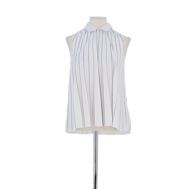 Top sans manche - Très Bon État blanc <span itemprop=
