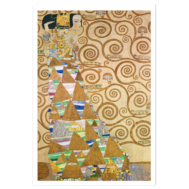 Affiche Study for Expectation par Gustav Klimt - HEXOA