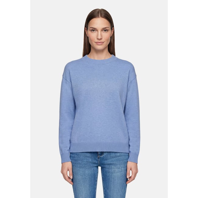 Pull-over en maille basique à col droit - BETTY BARCLAY