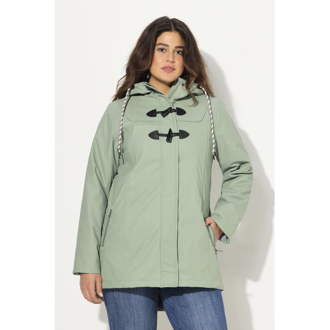 Veste de pluie HYPRAR imperméable, capuche menthe verte <span itemprop=