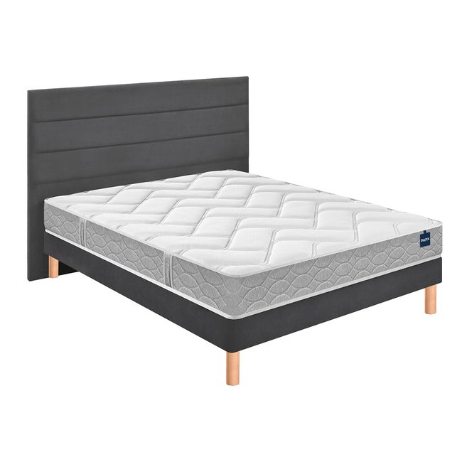 Colchón de espuma Back to Basics blanco/gris <span itemprop=