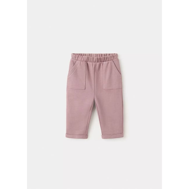 Pantalon jogging revers bordeaux <span itemprop=