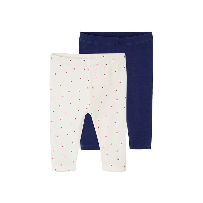 Lot de 2 leggings Basics - VERTBAUDET