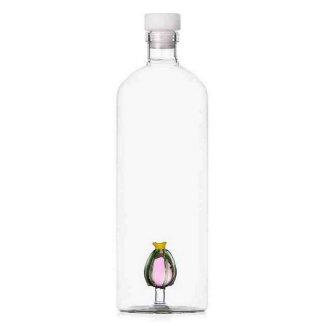 Carafe bouteille cactus fleur  Desert Plant Couleur rose <span itemprop=