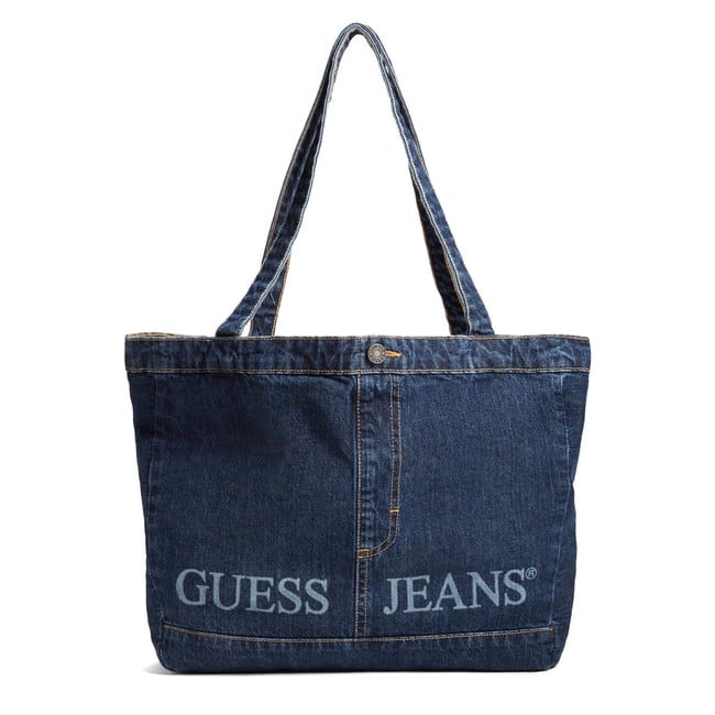 Sac Fourre-Tout En Jean bleu foncé <span itemprop=