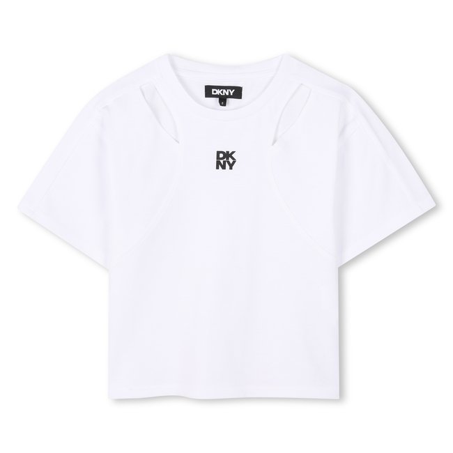 T-shirt ajouré manches courtes - DKNY