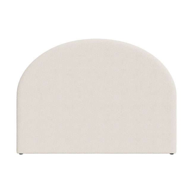 Tête de lit en tissu bouclé 160 cm - EVA Couleur beige <span itemprop=