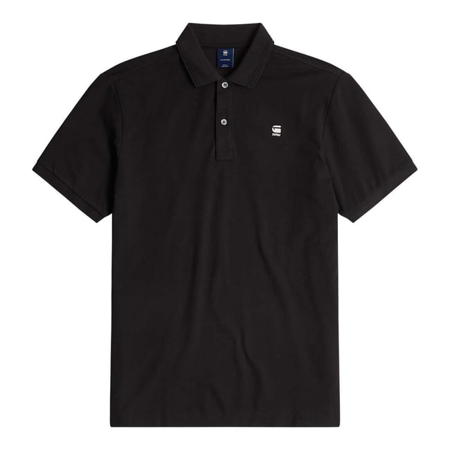 Polo coton noir <span itemprop=
