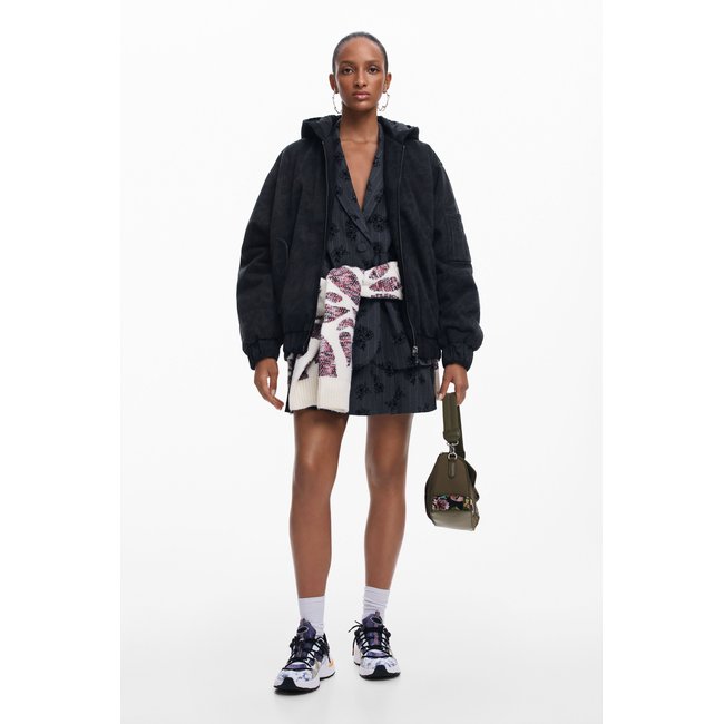 Manteau matelassé M. Christian Lacroix noir <span itemprop=