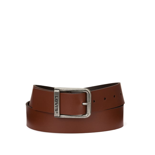 Levi's Belt For Men - Washed Greasy Leather Western Style Belt, SIPSEY LEATHER, Item 227079
