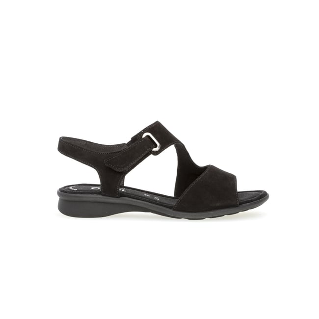 Sandales en  à talon décroché effet galvanisé - GABOR