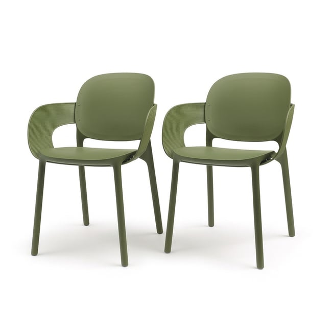 Chaise design empilable (lot de 2), HUG - SCAB DESIGN