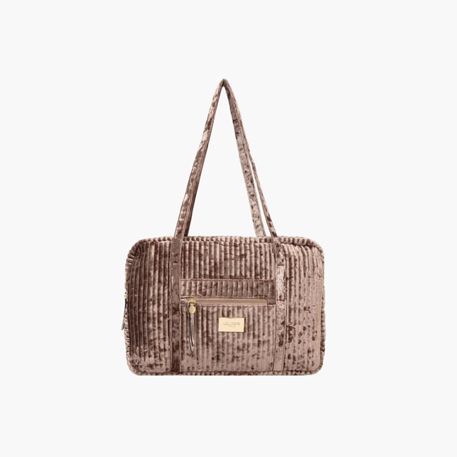 Grand sac shopper  Tenessy doré,rose <span itemprop=