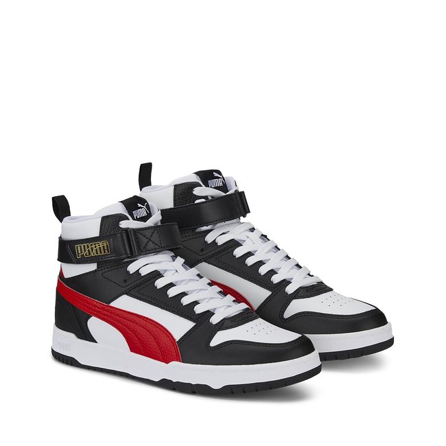 Baskets RBD Game blanc/noir/rouge <span itemprop=
