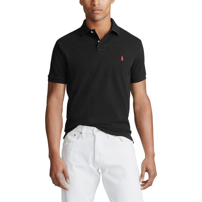 Gerades Poloshirt Signature Custom Fit, Pikee - POLO RALPH LAUREN