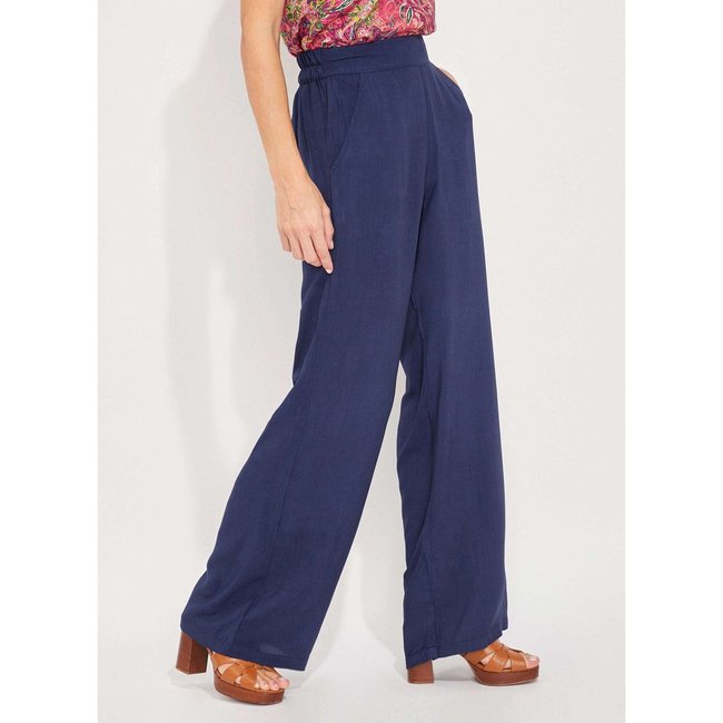 Pantalon fluide ample ecovero ESTIA - LA FIANCÉE