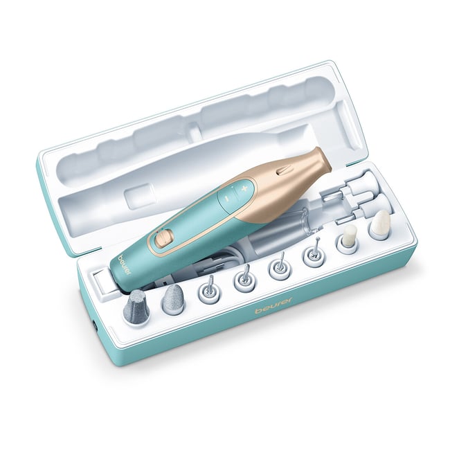 Set manucure pédicure MP 84 bleu turquoise <span itemprop=