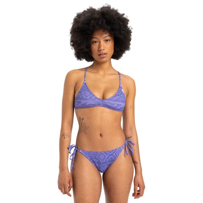 Haut de bikini couvrance moyenne CLICKITY CLACK violet dusted peri global heat 64x64 <span itemprop=