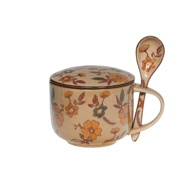 Bol à soupe avec cuillère Aveline 55 cl - AVELINE Couleur multicolore <span itemprop=