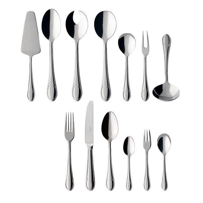 Ménagère 68Pcs. MADEMOISELLE Couleur argent/platine <span itemprop=