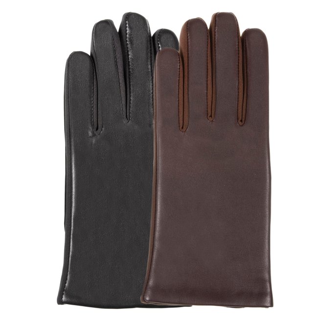 Gants et moufles noirs taille unique pour femme, longueur du gant poignet