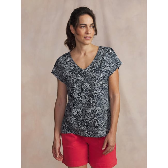 T-shirt manches courtes MYTSYSAN navy <span itemprop=