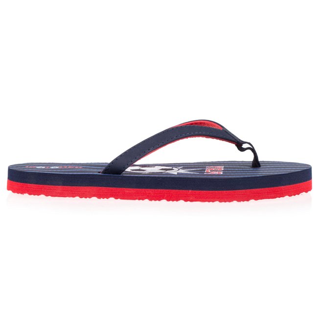 Tongs enfant confortables, à imprimés bleu <span itemprop=