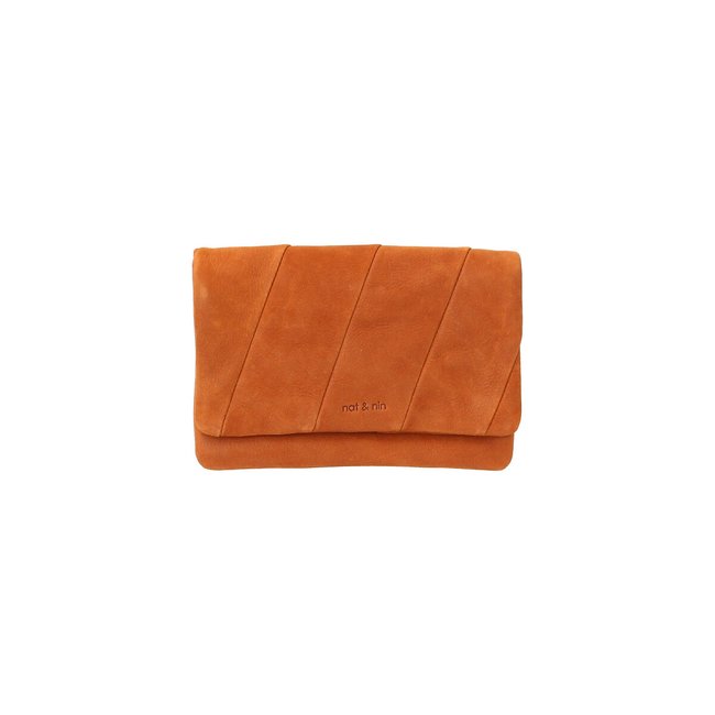 Pochette à rabat pliable en cuir Max - NAT & NIN
