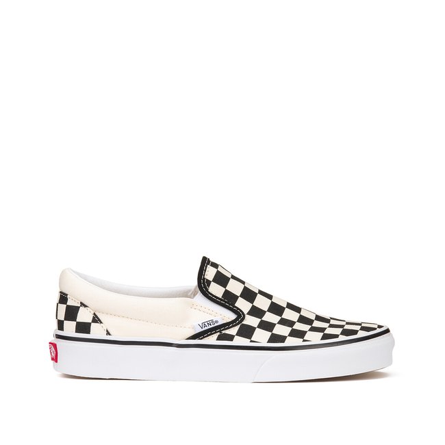 Ua classic checkerboard slip on trainers white black Vans La Redoute