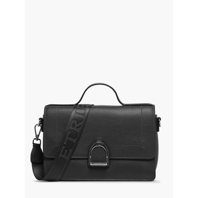 Sac bandoulière M Altesse cuir noir <span itemprop=
