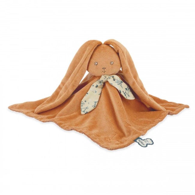Doudou lapin Lapinoo orange <span itemprop=