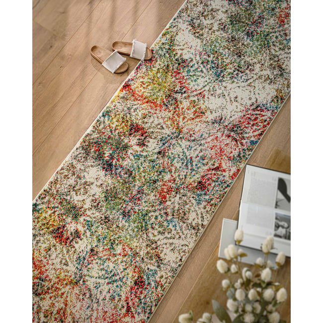 WECONhome Modernina 2.0, tissé machine, tapis poils courts, certifié OEKO-TEX® (80 x 230 cm, multicolore) ,  Modernina 2.0 Couleur multicolore <span itemprop=