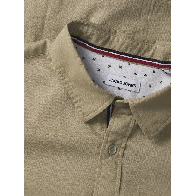 Long-Sleeved Cotton Shirt - JACK & JONES