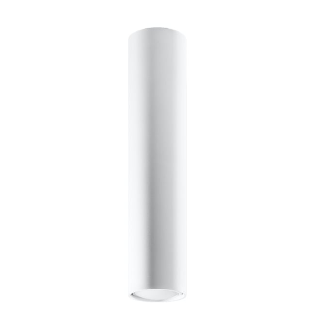 Plafonnier Acier Blanc GU10 1 Lagos 40 Couleur blanc <span itemprop=