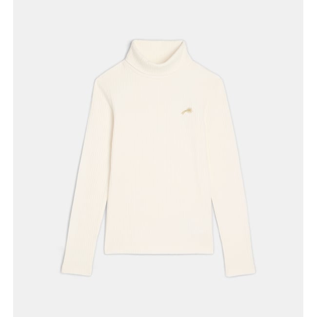 Sous-pull à col roulé viona écru <span itemprop=