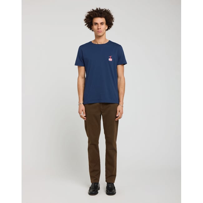 PANTALON CHINO MOB marron <span itemprop=