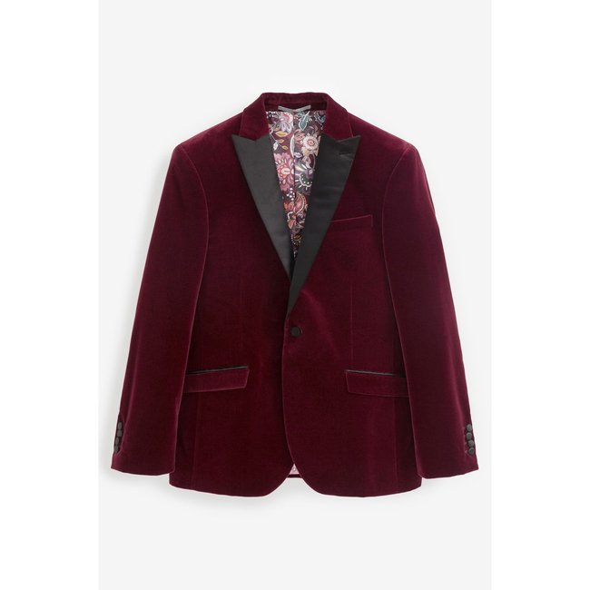 Blazer Slim En Velours - NEXT
