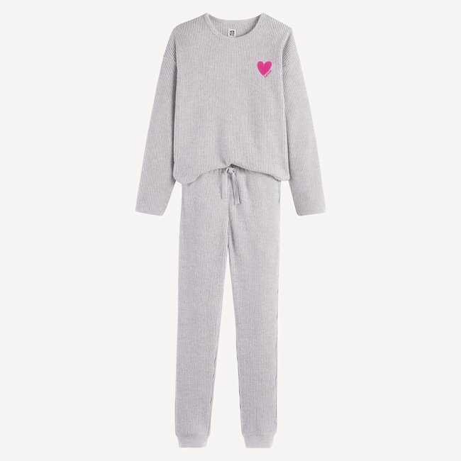 Pyjama en nid d'abeille gratté - LA REDOUTE COLLECTIONS